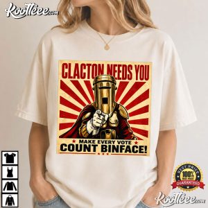 Count Binface Vote Binface Clacton Political Humour T Shirt (1)