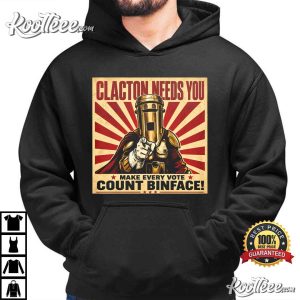 Count Binface Vote Binface Clacton Political Humour T-Shirt Count Binface Vote Binface Clacton Political Humour T Shirt (2)