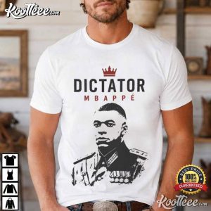 Dictator Kylian Mbappe Admiral General Propaganda Style Football T Shirt (4)