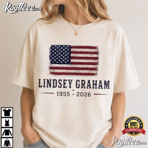 Lindsey Graham Memorial Patriotic USA Flag Tribute T-Shirt Lindsey Graham Memorial Patriotic USA Flag Tribute T Shirt (2)
