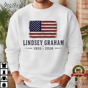 Lindsey Graham Memorial Patriotic USA Flag Tribute T-Shirt Lindsey Graham Memorial Patriotic USA Flag Tribute T Shirt (3)