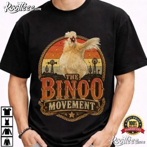 The Binoo Movement Fan Lovers Trendy Meme Chicken T-Shirt The Binoo Movement Fan Lovers Trendy Meme Chicken T Shirt (1)
