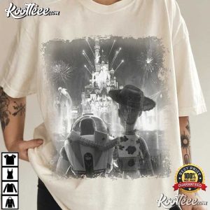 Toy Story Buzz Lightyear Woody Vintage Pixar Friends T Shirt (2)