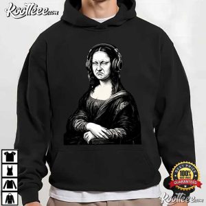 Mona Lisa Bass Face Funny DJ Music Lovers T Shirt (4)