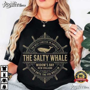 The Salty Whale Widow's Bay Coastal Funny Vintage Nautical T Shirt (4)