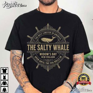 The Salty Whale Widow's Bay Coastal Funny Vintage Nautical T Shirt (1)