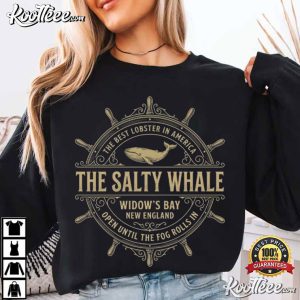 The Salty Whale Widow's Bay Coastal Funny Vintage Nautical T Shirt (3)