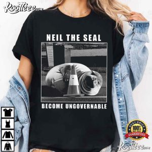 Neil The Seal Become Ungovernable Tasmania Elephant Seal Vintage T Shirt (4)
