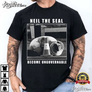 Neil The Seal Become Ungovernable Tasmania Elephant Seal Vintage T Shirt (1)