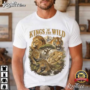 Big Cat Vintage Lion Tiger Safari Wildlife T Shirt (1)