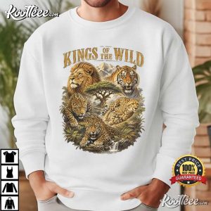 Big Cat Vintage Lion Tiger Safari Wildlife T-Shirt Big Cat Vintage Lion Tiger Safari Wildlife T Shirt (2)