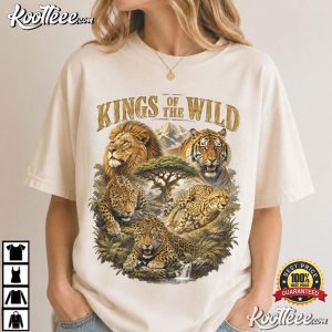 Big Cat Vintage Lion Tiger Safari Wildlife T-Shirt Big Cat Vintage Lion Tiger Safari Wildlife T Shirt (3)