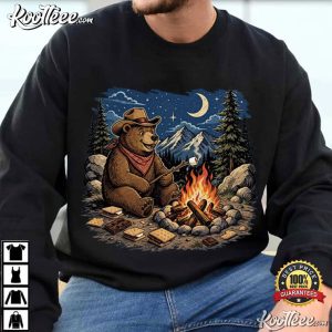 Cowboy Bear Camping Campfire Smores Cute T-Shirt Cowboy Bear Camping Campfire Smores Cute T Shirt (4)