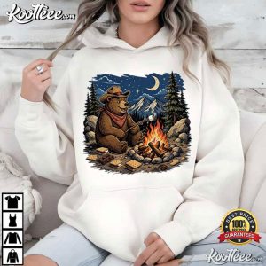 Cowboy Bear Camping Campfire Smores Cute T-Shirt Cowboy Bear Camping Campfire Smores Cute T Shirt (2)