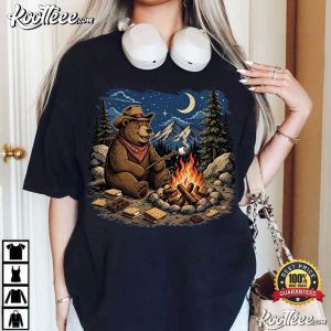 Cowboy Bear Camping Campfire Smores Cute T-Shirt Cowboy Bear Camping Campfire Smores Cute T Shirt (3)