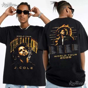 J Cole The Fall Off World Tour 2026 Vintage Rap Concert T Shirt (3)