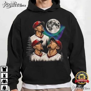 Randy Wolf Philadelphia Phillies Wolf Howling Meme T-Shirt Randy Wolf Philadelphia Phillies Wolf Howling Meme T Shirt (4)