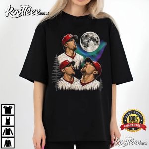 Randy Wolf Philadelphia Phillies Wolf Howling Meme T Shirt (1)