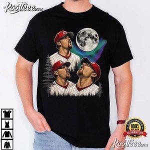 Randy Wolf Philadelphia Phillies Wolf Howling Meme T-Shirt Randy Wolf Philadelphia Phillies Wolf Howling Meme T Shirt (2)