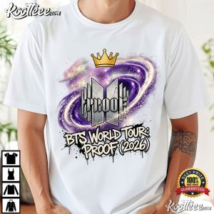 BTS World Tour Proof 2026 Fan Merch T Shirt (1)