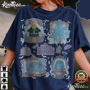 Winnie The Pooh Haunted Mansion Retro Halloween T-Shirt Winnie The Pooh Haunted Mansion Retro Halloween T Shirt (2)