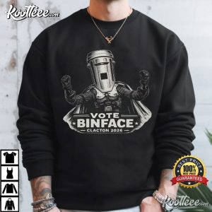 Vote Binface Clacton 2026 Count Funny T Shirt (2)