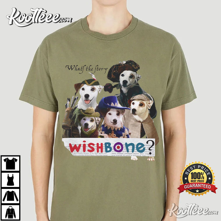 Wishbone Dog Oversized 90s Kids TV Show Throwback T-Shirt Wishbone Dog Oversized 90s Kids TV Show Throwback T-Shirt