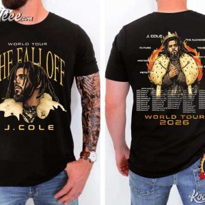 J Cole Tour 2026 The Fall Off Album Hip Hop Rap T Shirt (1)