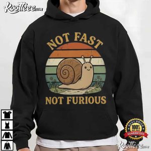 Not Fast Not Furious Funny Snail Pace Cute Vintage Sunset Slow Living T-Shirt Not Fast Not Furious Funny Snail Pace Cute Vintage Sunset Slow Living T Shirt (3)