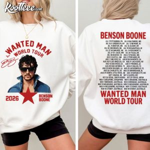 Benson Boone Wanted Man Tour 2026 Music Lovers Fan Merch T-Shirt Benson Boone Wanted Man Tour 2026 Music Lovers Fan Merch T Shirt (2)