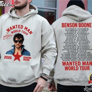 Benson Boone Wanted Man Tour 2026 Music Lovers Fan Merch T-Shirt Benson Boone Wanted Man Tour 2026 Music Lovers Fan Merch T Shirt (3)