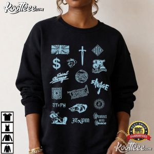 JTxPM 3 Multi Logo Duran Duran Punk Masters T-Shirt JTxPM 3 Multi Logo Duran Duran Punk Masters T Shirt (4)