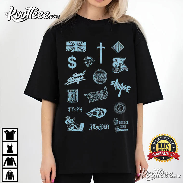 JTxPM 3 Multi Logo Duran Duran Punk Masters T-Shirt JTxPM 3 Multi Logo Duran Duran Punk Masters T-Shirt