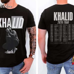 Khalid 2026 Tour Concert RnB Music T Shirt (4)