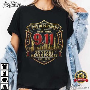 New York Fire Department Memorial 911 Never Forget T-Shirt New York Fire Department Memorial 911 Never Forget T Shirt (3)