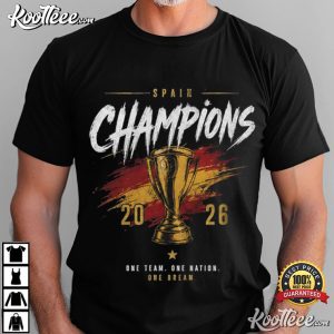 Spain Champions 2026 Football Soccer Victory T-Shirt Spain Champions 2026 Football Soccer Victory T Shirt (1)