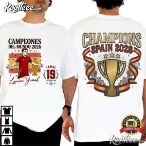 Spain 2026 World Cup Champions Lamine Yamal Football Fan T Shirt (1)
