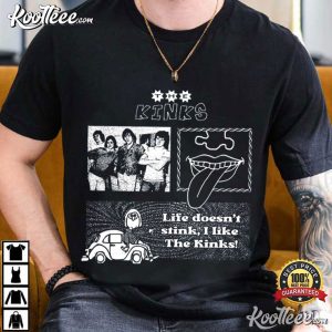 The Kinks British Rock Band Fan Art Music Lovers T-Shirt The Kinks British Rock Band Fan Art Music Lovers T Shirt (1)