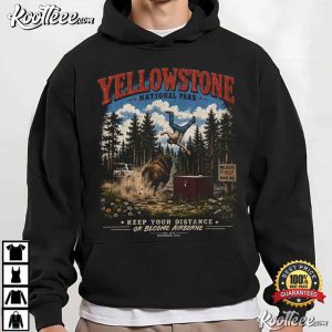 Yellowstone National Park Bison Attack T-Shirt Yellowstone National Park Bison Attack T Shirt (4)