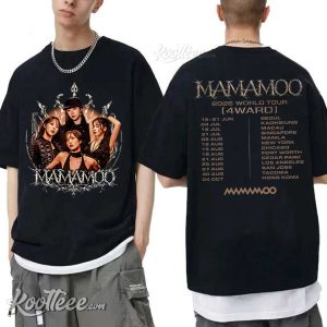 Mamamoo 2026 World Tour 4Ward Blooming Kpop T-Shirt Mamamoo 2026 World Tour 4Ward Blooming Kpop T Shirt (1)