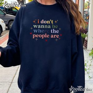 Siren I Don't Wanna Be Where The People Are Antisocial Mermaid Embroidered Sweatshirt (3)