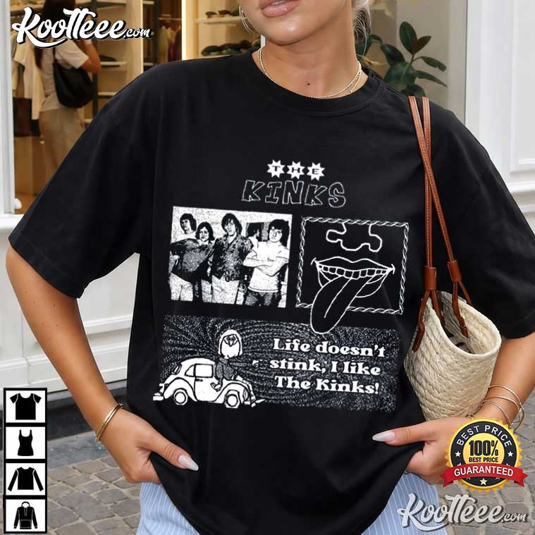 The Kinks Fan Art Rock Band Music T-Shirt The Kinks Fan Art Rock Band Music T-Shirt