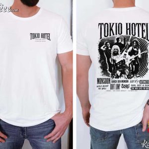 Tokio Hotel London OVO Arena Wembley Concert Arena Tour T Shirt (1)