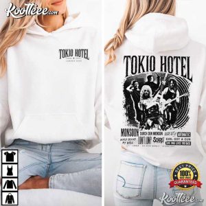 Tokio Hotel London OVO Arena Wembley Concert Arena Tour T-Shirt Tokio Hotel London OVO Arena Wembley Concert Arena Tour T Shirt (2)