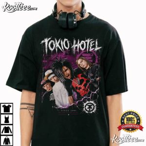 Tokio Hotel Tom Kaulitz Rock Band Emo Goth Music Lovers T-Shirt Tokio Hotel Tom Kaulitz Rock Band Emo Goth Music Lovers T Shirt (3)