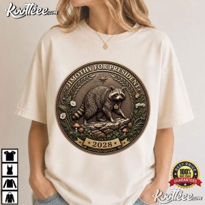 Jimothy For President 2028 Funny Bear Election Political Parody T Shirt (2)