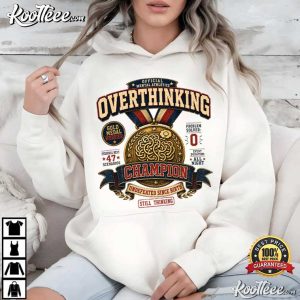 Overthinking Champion Vintage Mental Athletics T Shirt (3)