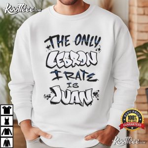 The Only Lebron I Rate Is Juan Rap Vs Basketball Pop Culture T Shirt (4)