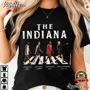 Indiana Fever Abbey Road Vintage WNBA Basketball T Shirt (3)