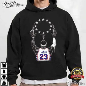 LeBron James 23 Sixers Basketball Fan Merch T Shirt (3)